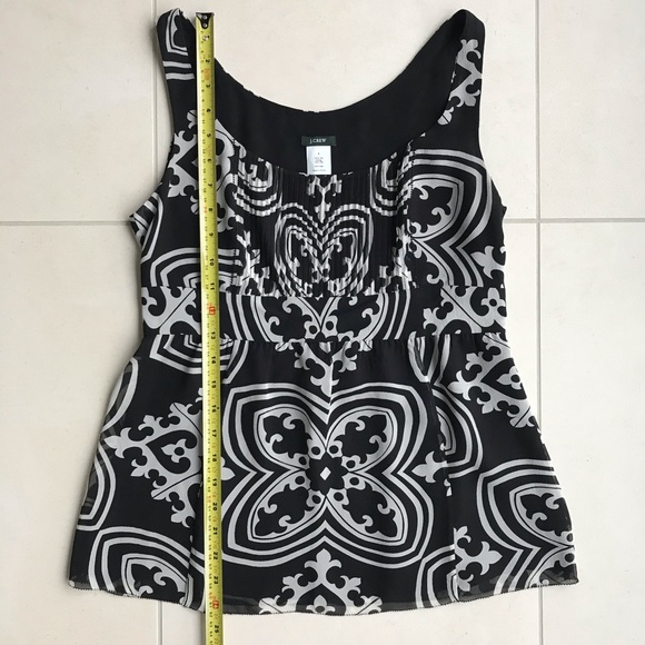 J.Crew 100% Silk Damask Medallion Print Camisole - Picture 15 of 17
